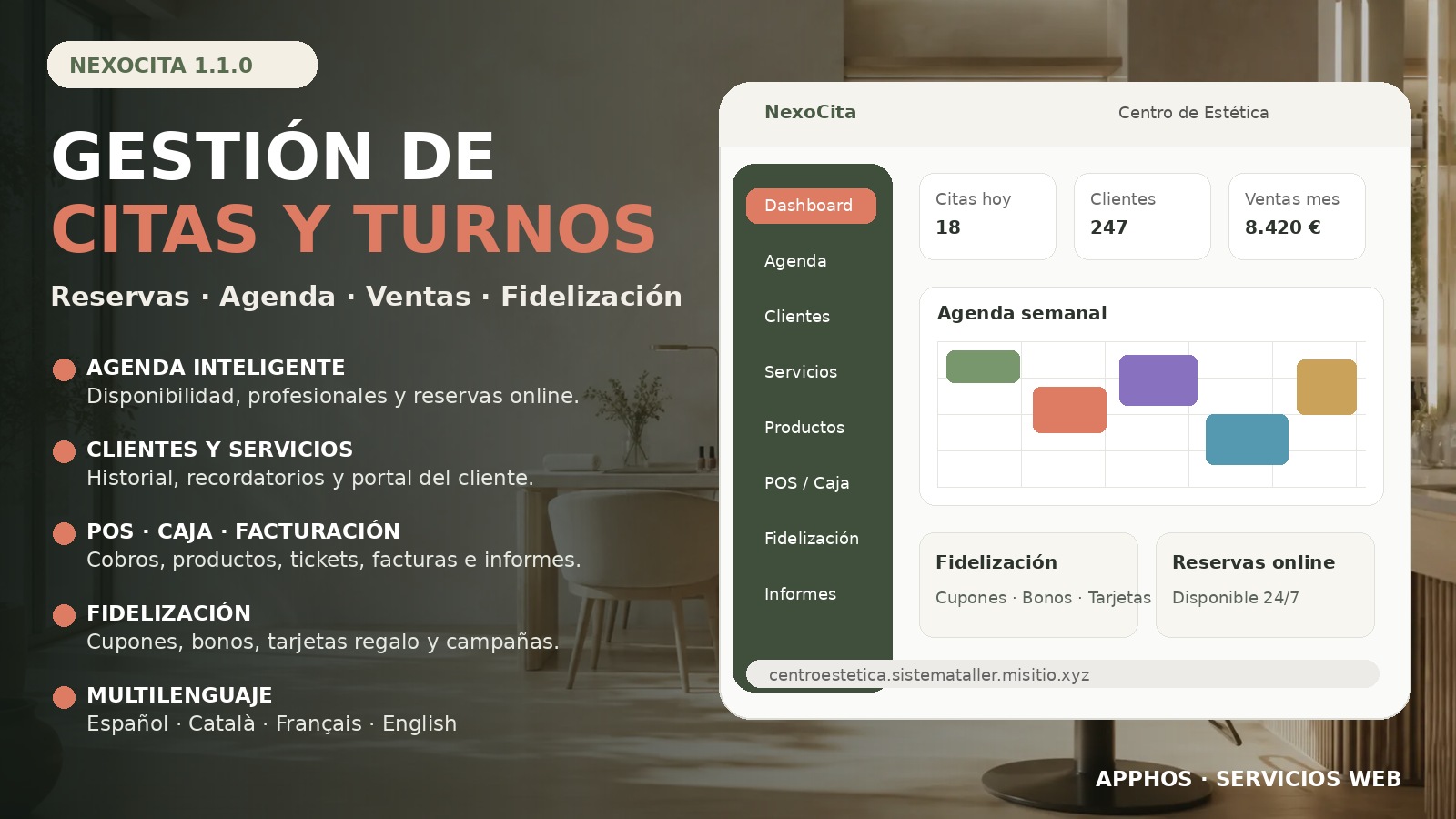 NexoCita - Sistema de Gestión de Citas y Turnos
