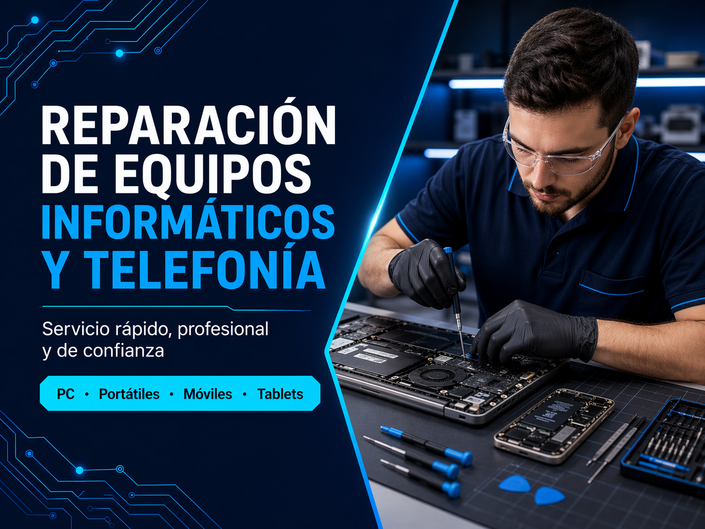 Reparación de Equipos informáticos y de Telefonía